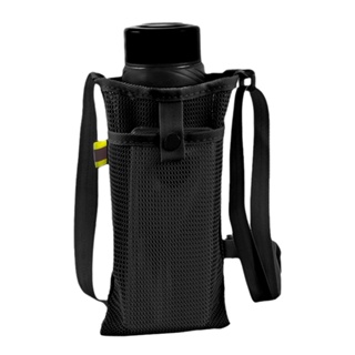 Camping Hiking Adjustable Cycling Picnic Fitness Outdoor Activities With Strap Festivals Mesh Sleeve Water Bottle Holder