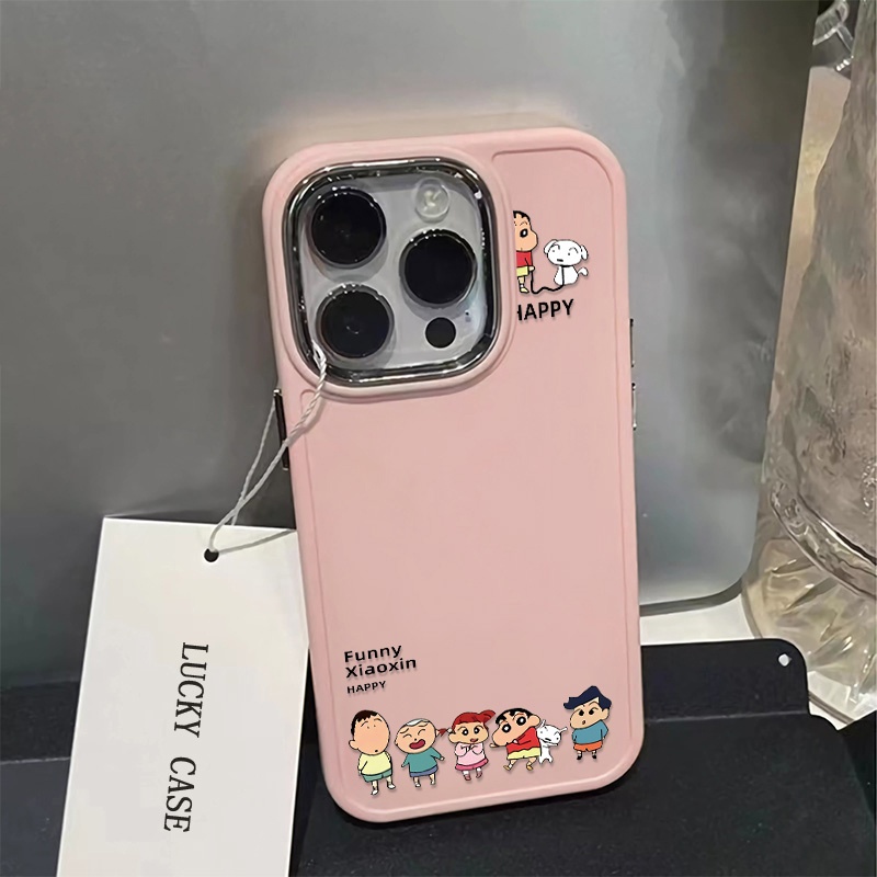 เคสโทรศัพท์มือถือ ซิลิโคนนุ่ม กันกระแทก แต่งกระดุมโลหะ สําหรับ IPhone 14 13 12 Pro Max