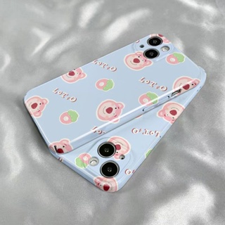 เคสโทรศัพท์มือถือ ลายหมีสตรอเบอร์รี่น่ารัก รวมทุกอย่าง สําหรับ Apple Iphone 11 max 8p 714pro 13 C8XH