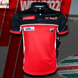 Duisui MotoGP เสื้อโปโล พิมพ์ลาย Aruba. it Racing Team MotoGP # WB0014 ไซซ์ S-5XL