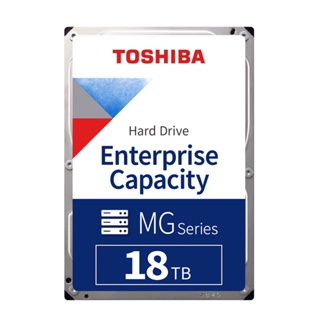 Toshiba ฮาร์ดไดรฟ์ภายใน HDD (18TB) MGSeries 3.5 นิ้ว MG 7200rpm 256MB SATA MG09ACA18TE