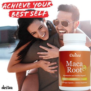 Maca Root Capsules 500mg - การสนับสนุนสุขภาพตามธรรมชาติ - พลังงาน - เพิ่มประสิทธิภาพและอารมณ์ - ช่วยเพิ่มการไหลเวียนโลหิต ต่อสู้กับความเมื่อยล้า