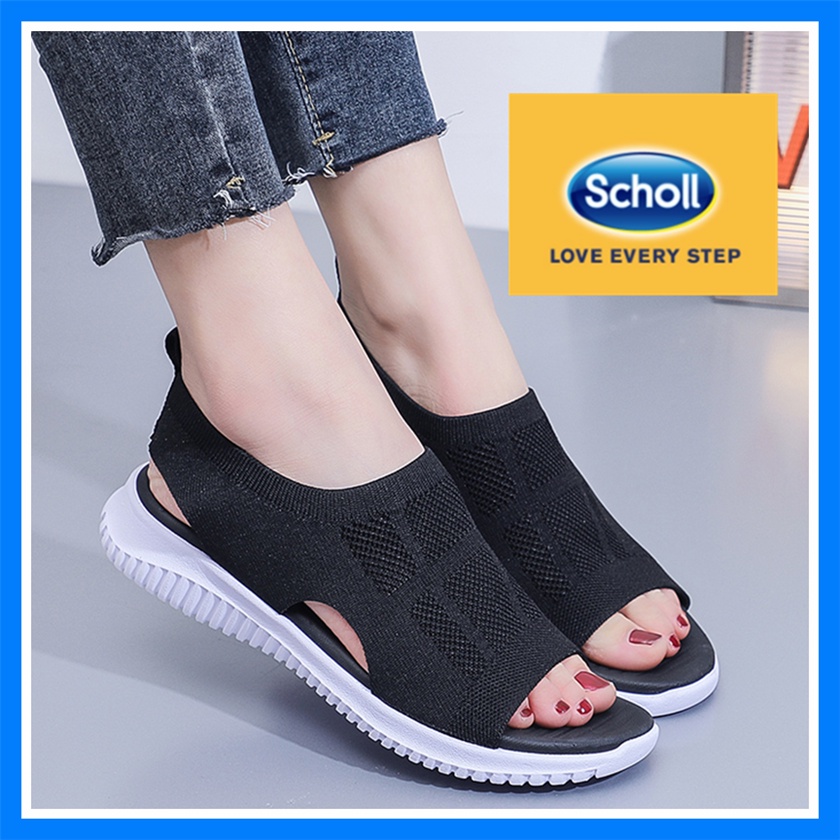scholl รองเท้าสตรี รองเท้าลำลองสไตล์เกาหลี รองเท้าสตรี รองเท้าสตรี รองเท้าสตรี