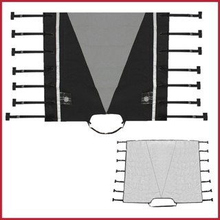 ผ้าคลุมรถพ่วง RV ปรับได้ พร้อมไฟ LED กันลม กันฉีกขาด bhsydth