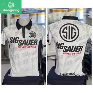 เสื้อกีฬาสำหรับนักกีฬายิงปืน Sig Sauer ทักถามไซส์ทางแชทค่ะ สินค้าหมดไวมาก shangsong