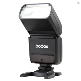 {fash} Godox TT350S แฟลชสปีดไลท์ไร้สาย 2.4G 1/8000S HSS TTL ขนาดเล็ก พกพาง่าย สําหรับกล้อง Sony A77II A7RII A7R A58 A99 ILCE6000L RX10 Mirrorless ILDC