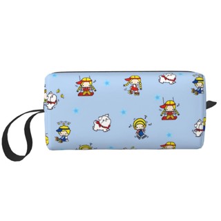 Sanrio Patty &amp; Jimmy กระเป๋าเดินทาง กระเป๋าเครื่องสําอาง แบบพกพา สําหรับผู้หญิง