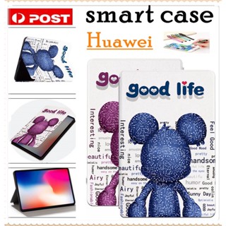 เคสโทรศัพท์หนัง ฝาพับ กันกระแทก พร้อมช่องใส่บัตร ขาตั้งวาง สําหรับ Huawei Mediapad T5 M6 M5 M3 Lite 8.0 นิ้ว 8.4 นิ้ว 10.0 นิ้ว 10.8 นิ้ว Matepad SE Pro 10.4 นิ้ว 10.8 นิ้ว 11 นิ้ว T10S T10 Honor Pad 8 V6 V7 Pro 12.4 นิ้ว