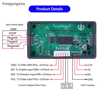 [FREG] DC 5-30V CNC Stepper Motor Controller,PEMENOL 1/128 Micro-Step Resolution Forward Reverse Delay Time Angle Speed Adjustable FDH