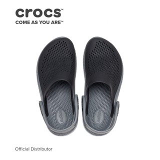 รองเท้าแตะ Crocs Literide 360 Clog สีดํา สีเทา สําหรับเด็ก