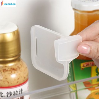 1/4pcs ตู้เย็น Storage Partition Board Retractable Plastic Divider Storage Splint Kitchen Bottle Can Shelf Organizer ICECUBES