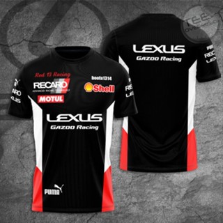 เสื้อยืด ลาย Lexus Gazoo Racing