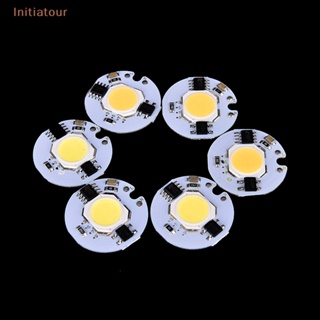 [Initiatour] ชิปไฟสปอตไลท์ LED COB 7W 5W 3W สีขาวอบอุ่น สําหรับไฟสปอตไลท์ 1 ชิ้น