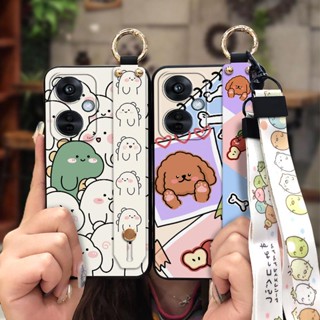 Shockproof Lanyard Phone Case ForOPPO K11X/1+Nord CE3 Lite 5G/Nord N30
 Back Cover Soft Case painting flowers Wrist Strap Anti-knock