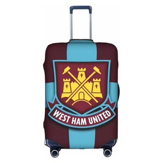 【พร้อมส่ง】ผ้าคลุมกระเป๋าเดินทาง ลาย West Hams United F.C ซักล้างได้ สําหรับกระเป๋าเดินทาง 18-32 นิ้ว