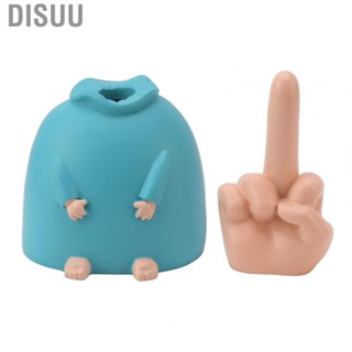 Disuu Middle Finger Home Decor  Resin Exquisite Engraving for Desktop