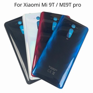 ฝาครอบแบตเตอรี่ด้านหลัง สีดํา สําหรับ Xiaomi Mi 9T MI9T pro