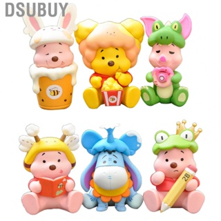 Dsubuy Cute Anime Figures Set  Small Character Figurine Fashionable Vibrant Colors for Car