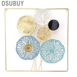 Dsubuy Wrought Iron Wall Decoration  Minimalist Modern Metal Mirror Decor for Bedroom Hotel