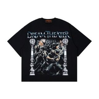 เสื้อยืด ลาย Dream THEATER สีดํา