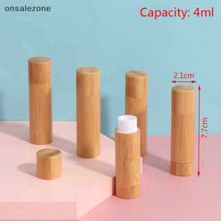 Ozth ขวดเปล่า ไม้ไผ่ธรรมชาติ ขนาด 4 มล. สําหรับใส่เครื่องสําอาง DIY 1 ชิ้น