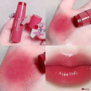 Shaqinuo Coloured Moisturizing Lipstick เจือจางขอบปาก เพิ่มความชุ่มชื้นและปรับปรุงสี ลิปกลอสตัวเลือกสีสามสี (monkingstore_th)