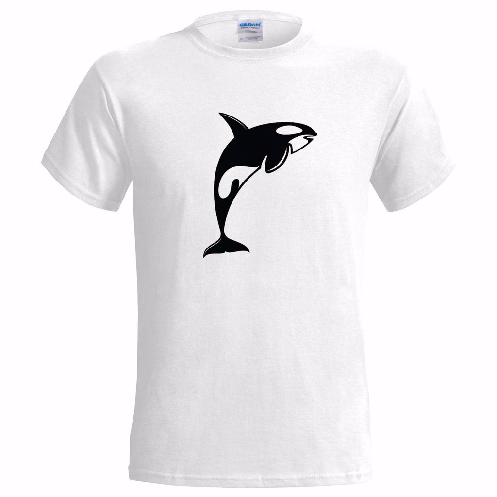 [COD] เสื้อยืดแขนสั้นลําลอง ผ้าฝ้าย 100% พิมพ์ลาย ORCA KILLER WHALE WILDLIFE SEA LIFE WHALES SAVE THE พ [S-5XL]