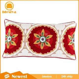 [Blesiya] ปลอกหมอน มีซิป สไตล์โบโฮ สําหรับตกแต่งบ้าน โซฟา เตียง