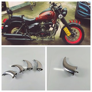 [Tachiuwa21] ของตกแต่งด้านหน้ารถจักรยานยนต์ สําหรับ Chopper Bobber Touring