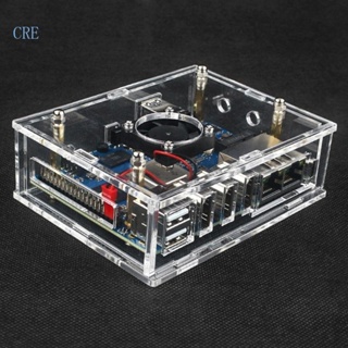 Cre พัดลมระบายความร้อนอะคริลิค สําหรับ Orange pi 5Plus