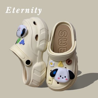 Eternity  รองเท้าหัวโต รองเท้าแตะผู้หญิง น่ารักหนาพื้นลื่น อาบน้ำในห้องน้ำ  ทันสมัย สวยงาม สวย พิเศษ B20H16Y 36Z230909