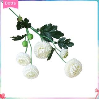 [Dottam] ดอกเบญจมาศประดิษฐ์ 5 หัว สําหรับตกแต่งบ้าน งานแต่งงาน 1 ชิ้น