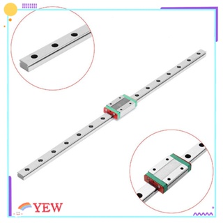 Yew ไกด์รางเชิงเส้น MGN12H 400 มม. 1 ชุด พร้อมบล็อก MGN12H 1 ชิ้น สําหรับเครื่องพิมพ์ 3D
