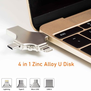 4 in 1 Type-C 512GB Pendrive OTG USB Flash Drive USB Stick Memory Stick Stick Stick Stick for the Android PC iphone