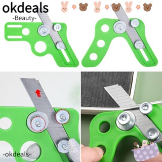 OKDEALS มีดปาดขอบไม้ แบบแมนนวล สําหรับงานไม้