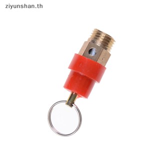 Ziyunshan วาล์วควบคุมความดันคอมเพรสเซอร์ 1/4 นิ้ว BSP 120PSI เพื่อความปลอดภัย