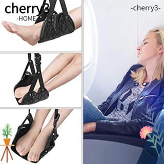 Cherry3 เปลแขวนเท้า ผ้าออกซ์ฟอร์ด พร้อมกระเป๋าเก็บ สําหรับเครื่องบินกลางแจ้ง