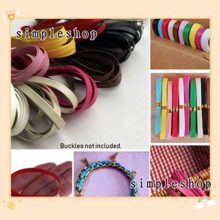 SIMPLE สายเข็มขัดแฮนด์เมด คุณภาพสูง กว้าง 3/5 มม. DIY อุปกรณ์เสริม สําหรับเสื้อผ้า