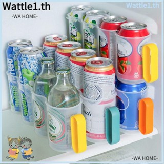 WTTLE ชั้นวางขวดเบียร์ เครื่องดื่ม แบบ 4 หลุม ประหยัดพื้นที่ สําหรับตู้เย็น