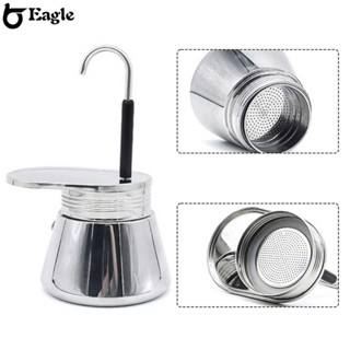 ⭐24H SHIPING⭐50ml Moka Pot Stainless Steel Coffee Maker Espresso Hand Pour Coffee Tools