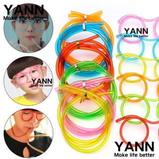 YANN1 หลอดดูดเครื่องดื่ม ของเล่นสําหรับเด็ก DIY