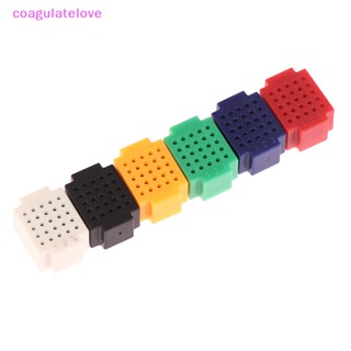 Coagulatelove ZY-25 บอร์ดทดสอบเบรดบอร์ด ไร้บัดกรี ขนาดเล็ก สําหรับบอร์ดวงจร PCB Diy [ขายดี]