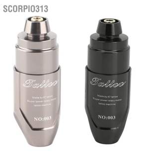 Scorpio313 ชุดปากกาสั้น Tattoo สีเทา ชุดจ่ายไฟ Black เสียงรบกวนต่ำ Professional Complete Set 90‑265V