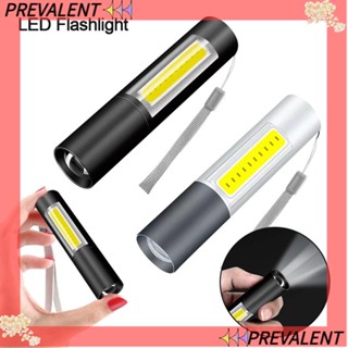 Preva ไฟฉาย LED ขนาดเล็ก ชาร์จ USB กันน้ํา สําหรับตั้งแคมป์