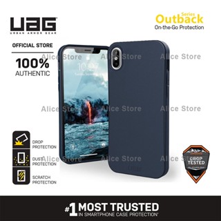 Uag เคสโทรศัพท์มือถือ กันหล่น ลายทหาร สีน้ําเงินกรมท่า สําหรับ iPhone XS MAX iPhone X XS XR