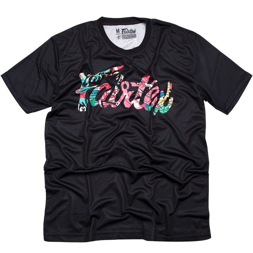 เสื้อยืดพิมพ์ลายพรีเมี่ยม 【hot sale】Fairtex X URFACE T-Shirt - TST182