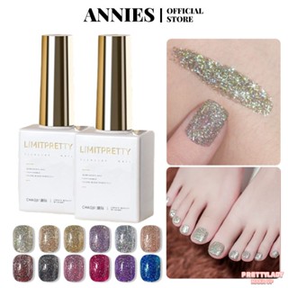 ANNIES เจลทาเล็บ 12 สี Shining Star Empty Photobuctive Long -lasting Shop กาวคุณภาพสูงพิเศษ [prettylady]