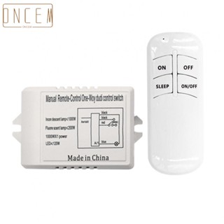 【ONCEMOREAGAIN】Control Switch 1PCS Light Remote Switch Wireless Remote Control Switch