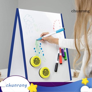 Chunrong กระดานไวท์บอร์ด ทรงสามเหลี่ยม พับได้ สําหรับเด็ก