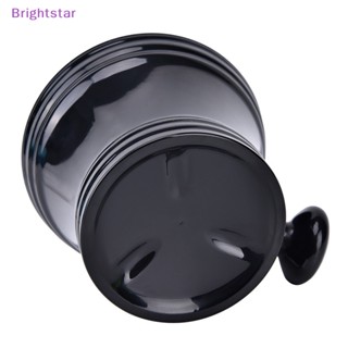 Brightstar ชามโกนหนวดผู้ชาย พร้อมที่จับ ชามสบู่ ถ้วย แปรงโกนหนวด พลาสติก ทําความสะอาดถ้วย ใหม่